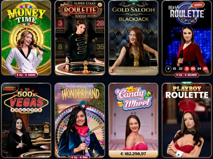Live dealertafel roulette in HD studio